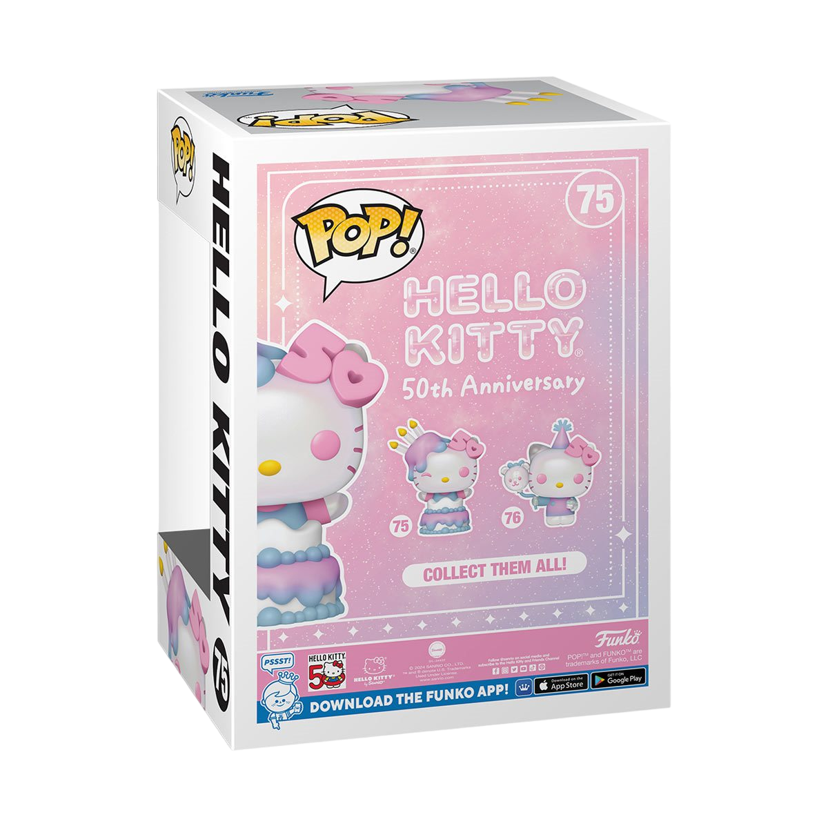 Hello Kitty en Pastel 75 - Funko Pop! Hello Kitty: 50th Anniversary