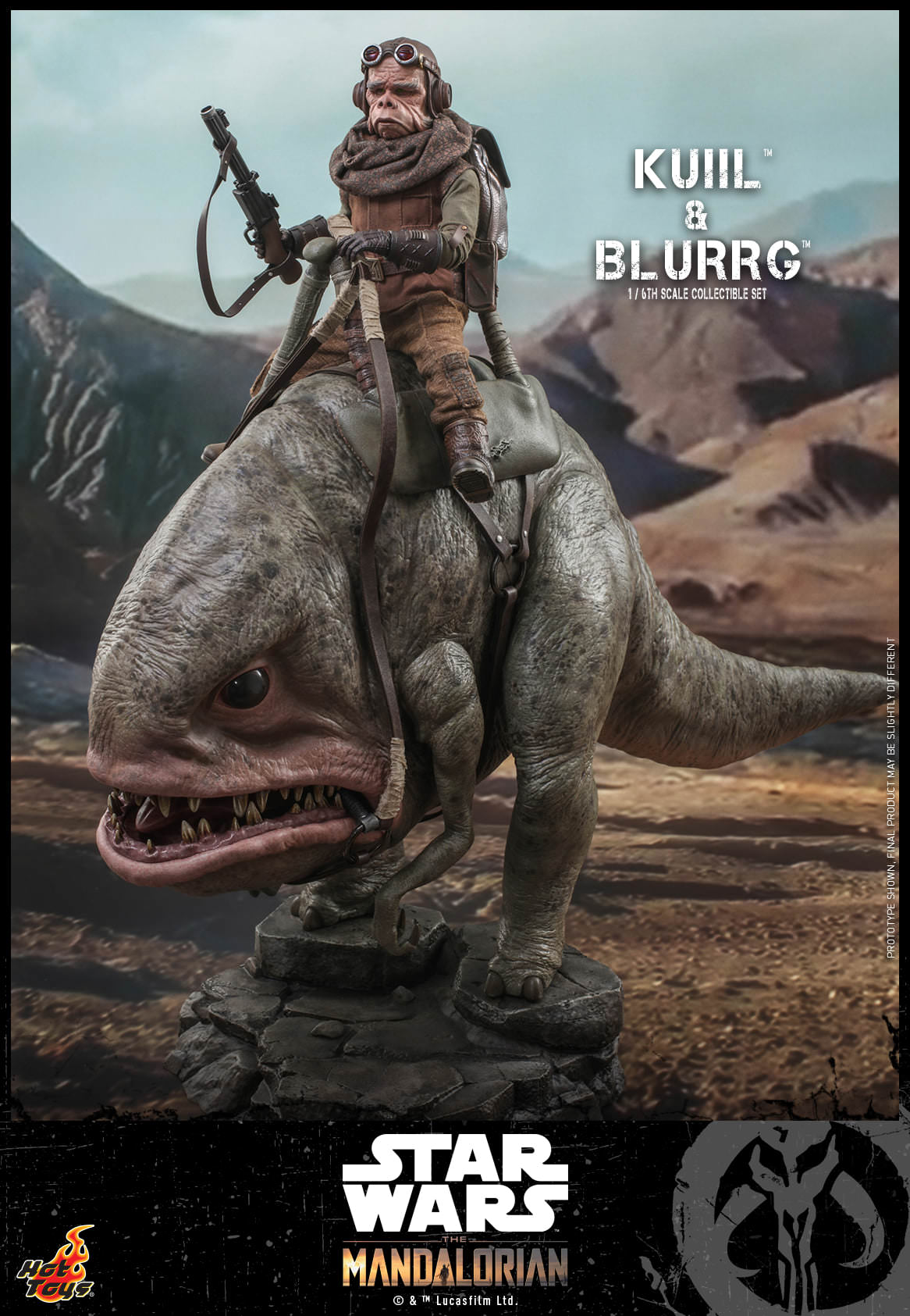 Kuiil and Blurrg Set 1/6 - Star Wars: The Mandalorian Hot Toys