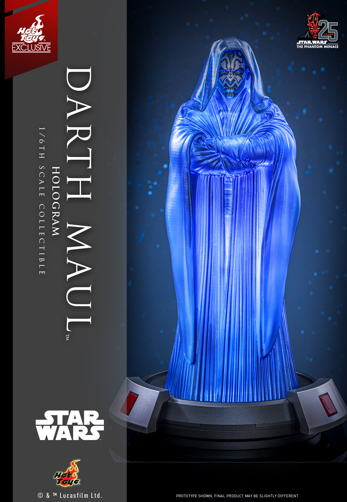 Darth Maul Hologram (Exclusive) 1/6 - Star Wars I: The Phantom Menace Hot Toys