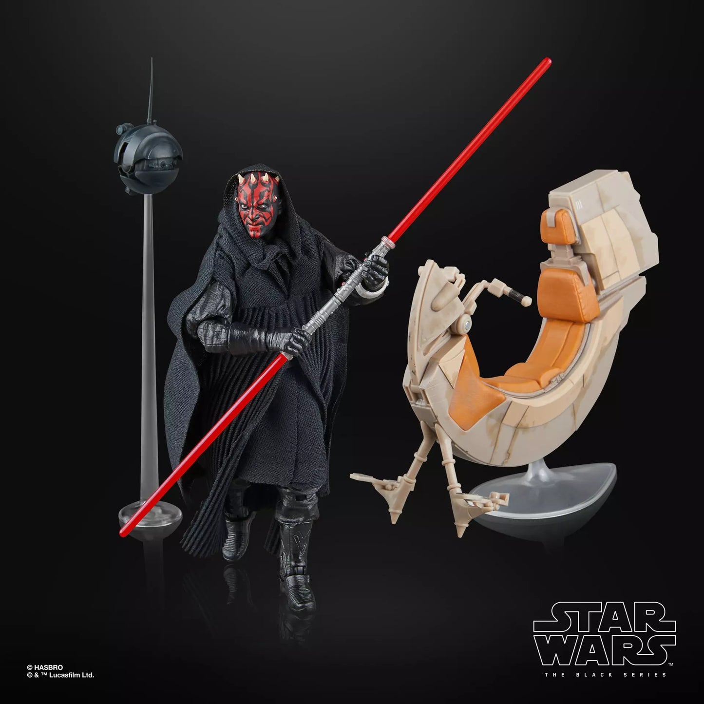 Darth Maul & Sith Speeder (SDCC 2024) - Star Wars: La Amenaza Fantasma Hasbro The Black Series