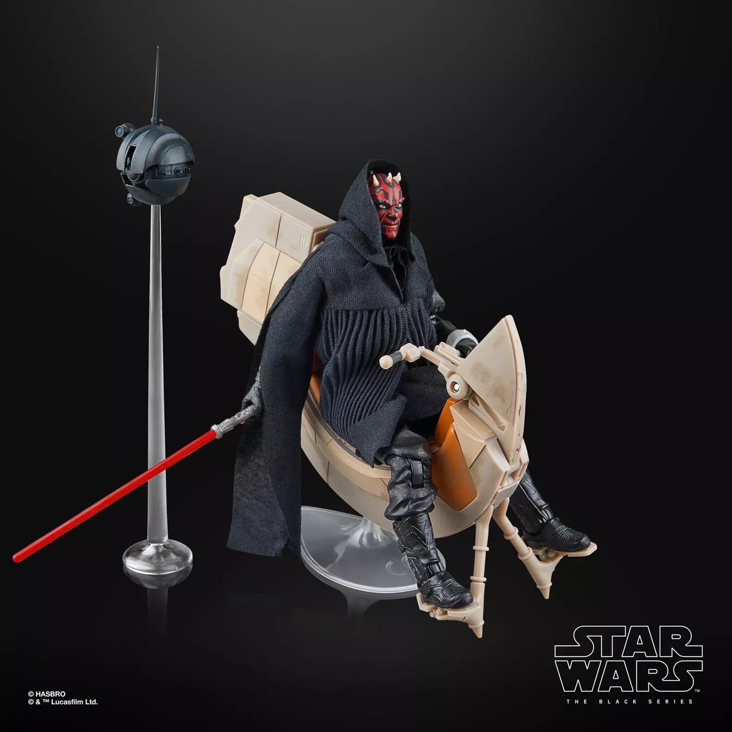 Darth Maul & Sith Speeder (SDCC 2024) - Star Wars: La Amenaza Fantasma Hasbro The Black Series