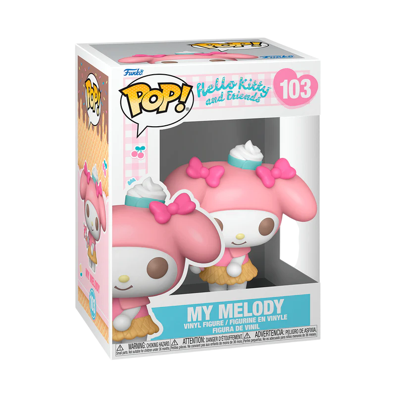 Hello Kitty Hello Kitty and Friends - My Melody (Ice Cream) Vinyl Hello Kitty Hello Kitty and Friends - My Melody (Ice Cream) Vinyl