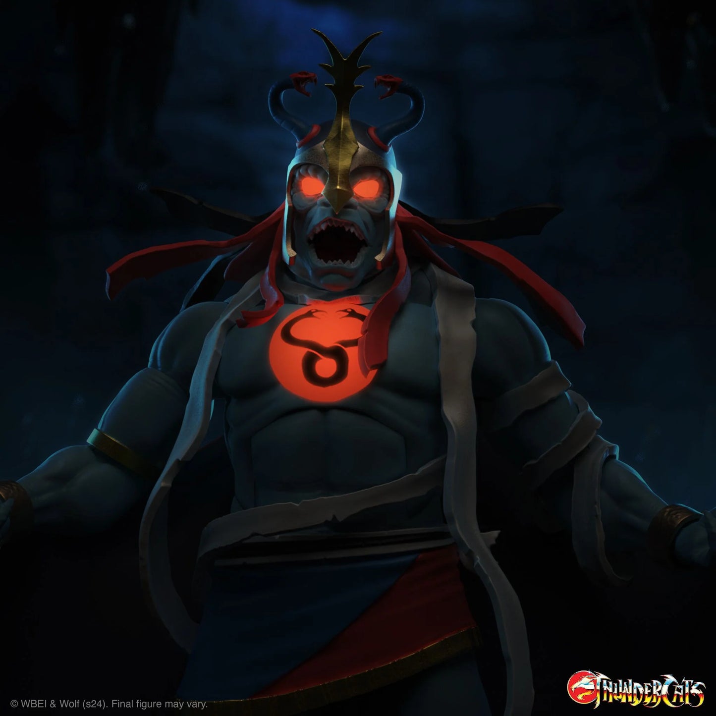 Mumm-Ra The Ever Living Led Eyes Ultimates! - Thundercats Super7