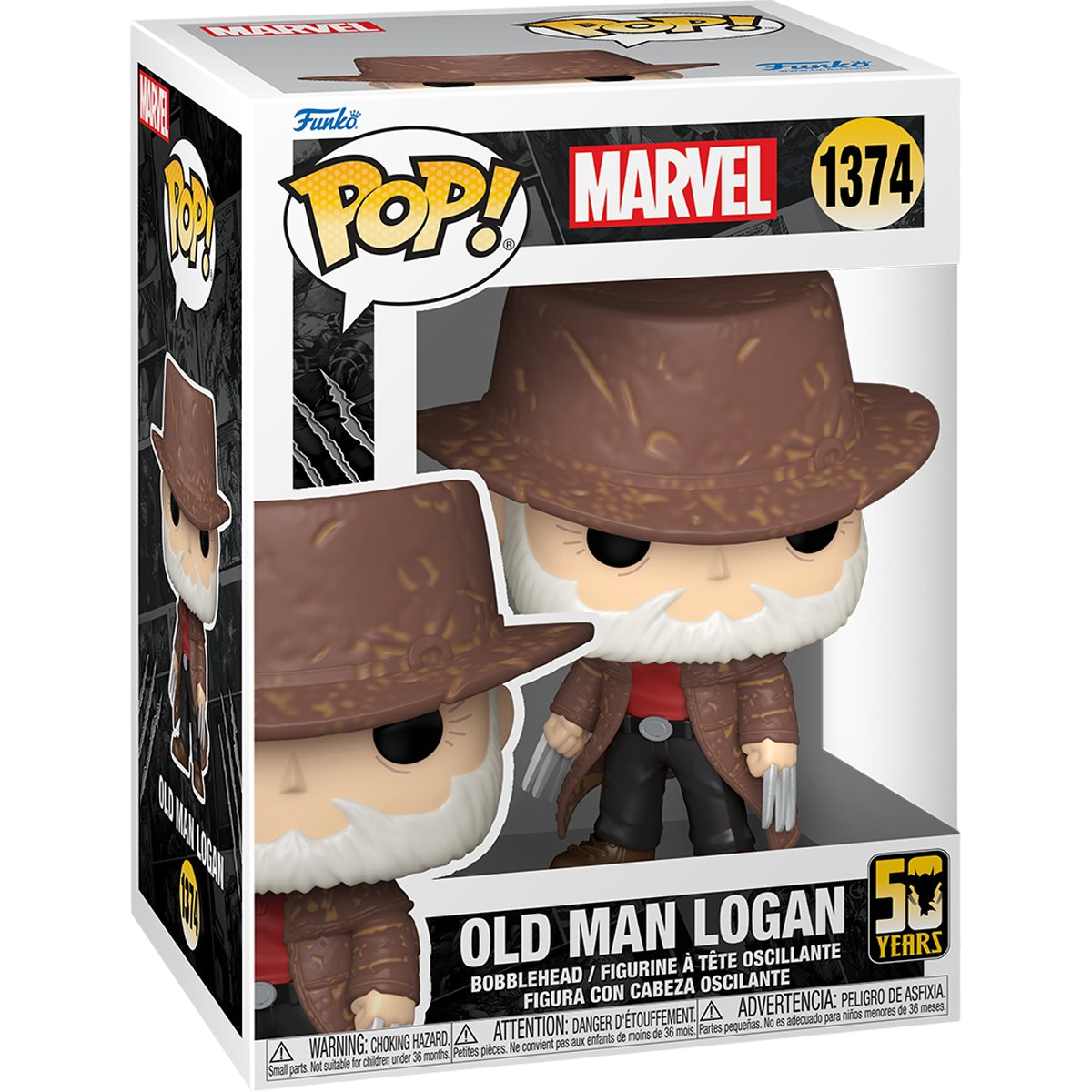 Old Man Logan 1374 - Marvel: Wolverine 50Th Anniversary Funko Pop!