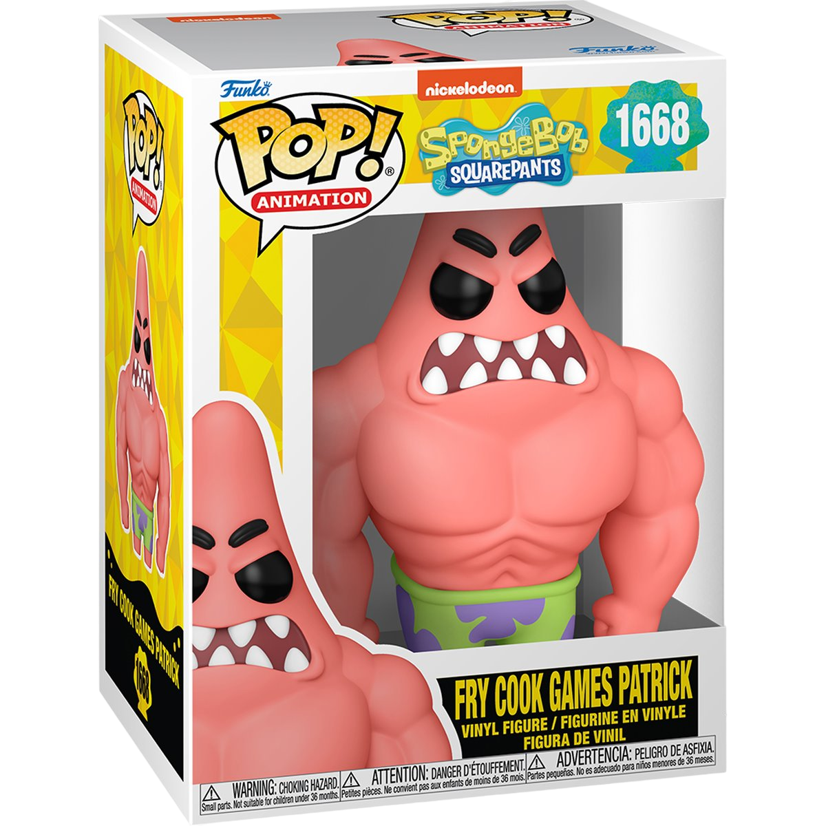 Fry Cook Games Patrick 1668 - Bob Esponja 25th Aniversario Funko Pop!