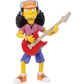 Otto con Guitarra - Los Simpsons Jakks