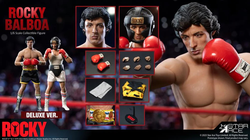 Rocky Romasanta Rocky Balboa (2.0 Boxer Version) Deluxe 1/6 - Rocky II Star Ace ...