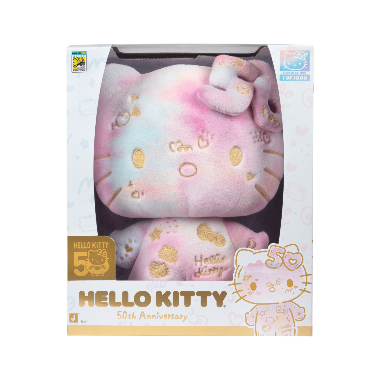 Sanrio Hello Kitty (SDCC 2024) - Hello Kitty: 50Th Aniversary Jazwares Peluche