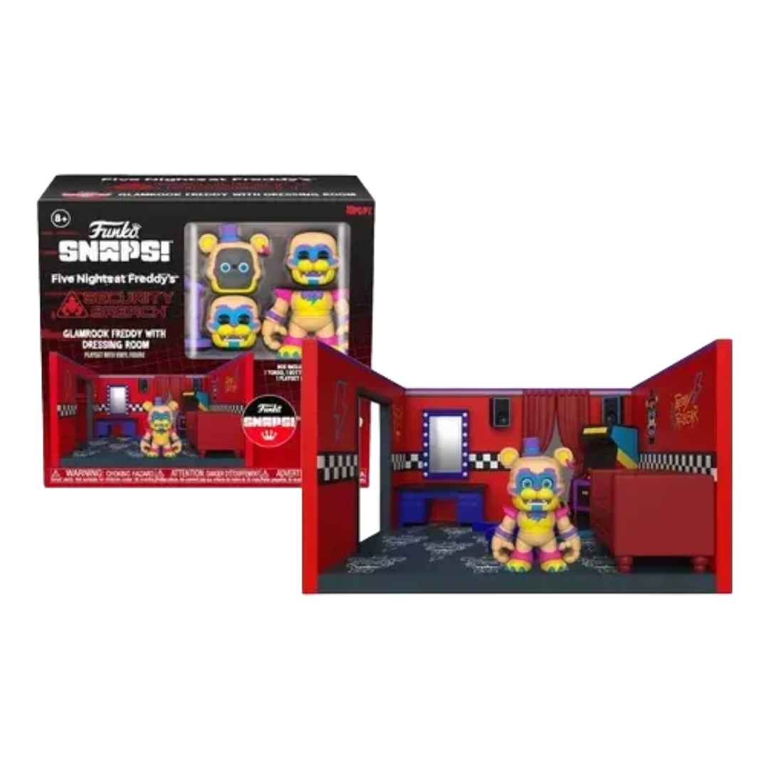 Glamrock Freddy with Dressing Room - Five Night's At Freddy's: Security Breach Funko Snaps