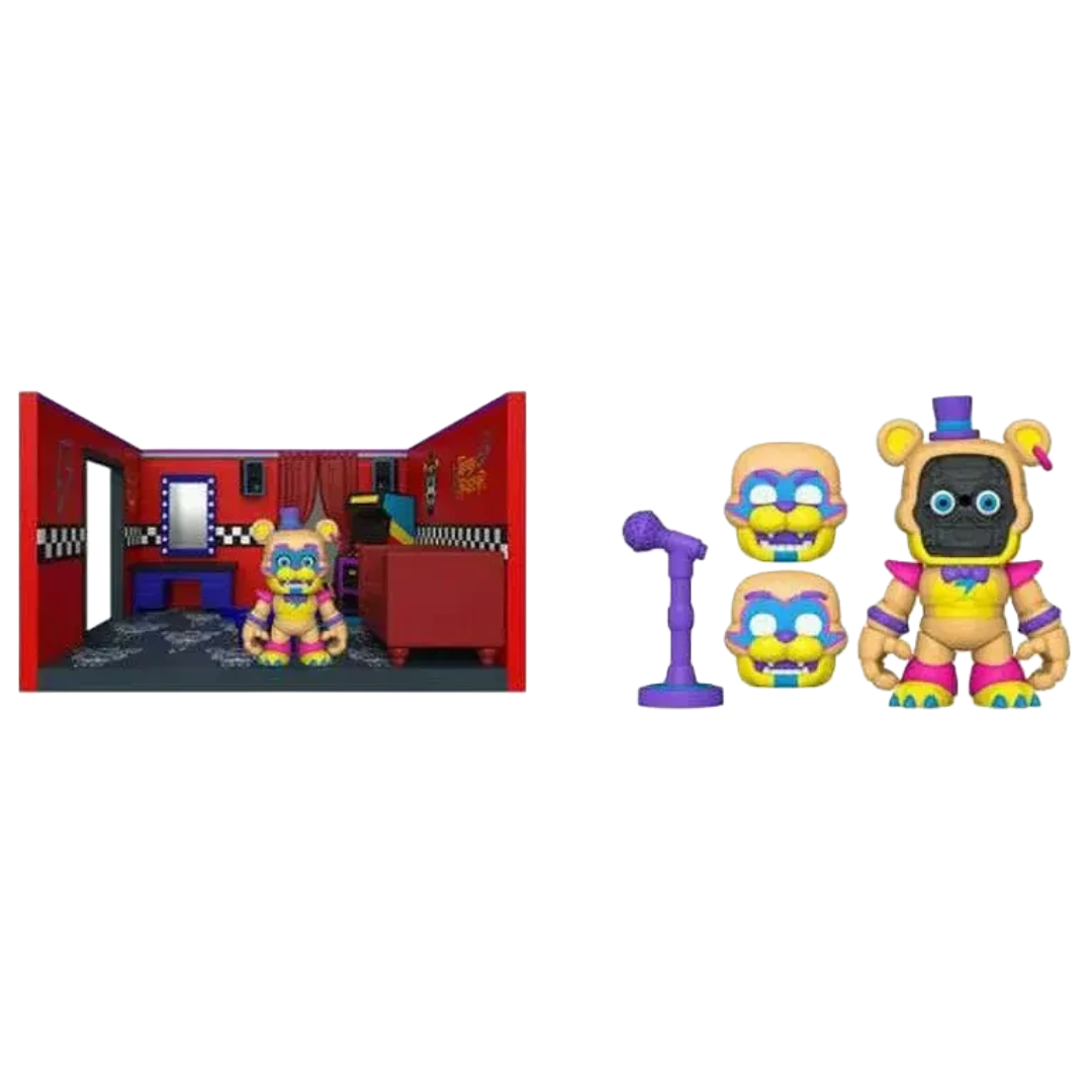 Glamrock Freddy with Dressing Room - Five Night's At Freddy's: Security Breach Funko Snaps