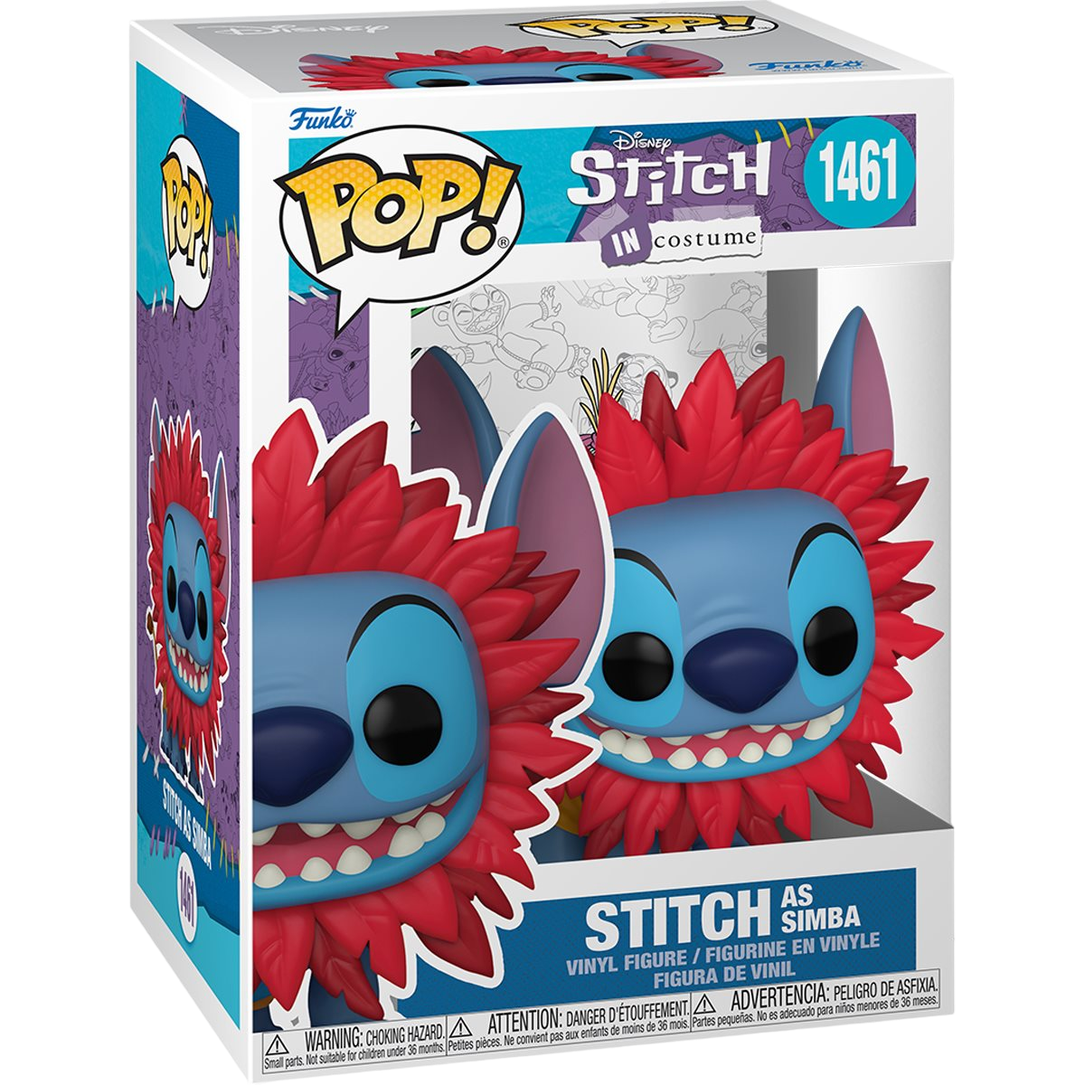 Stitch as Simba 1461 - Lilo & Stitch Funko Pop! Disney