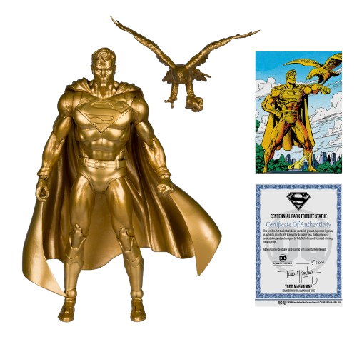 Superman (Centennial Park Tribute Statue) Gold Label - DC Multiverse McFarlane SDCC 2024