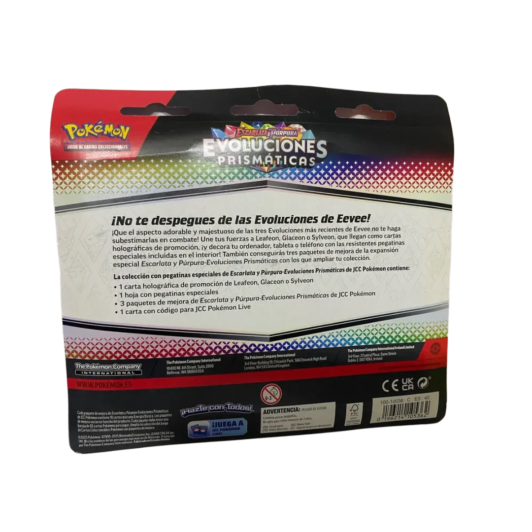 Sylveon Tech Sticker Collection (Español)  - Evoluciones Prismaticas: Pokemon TCG