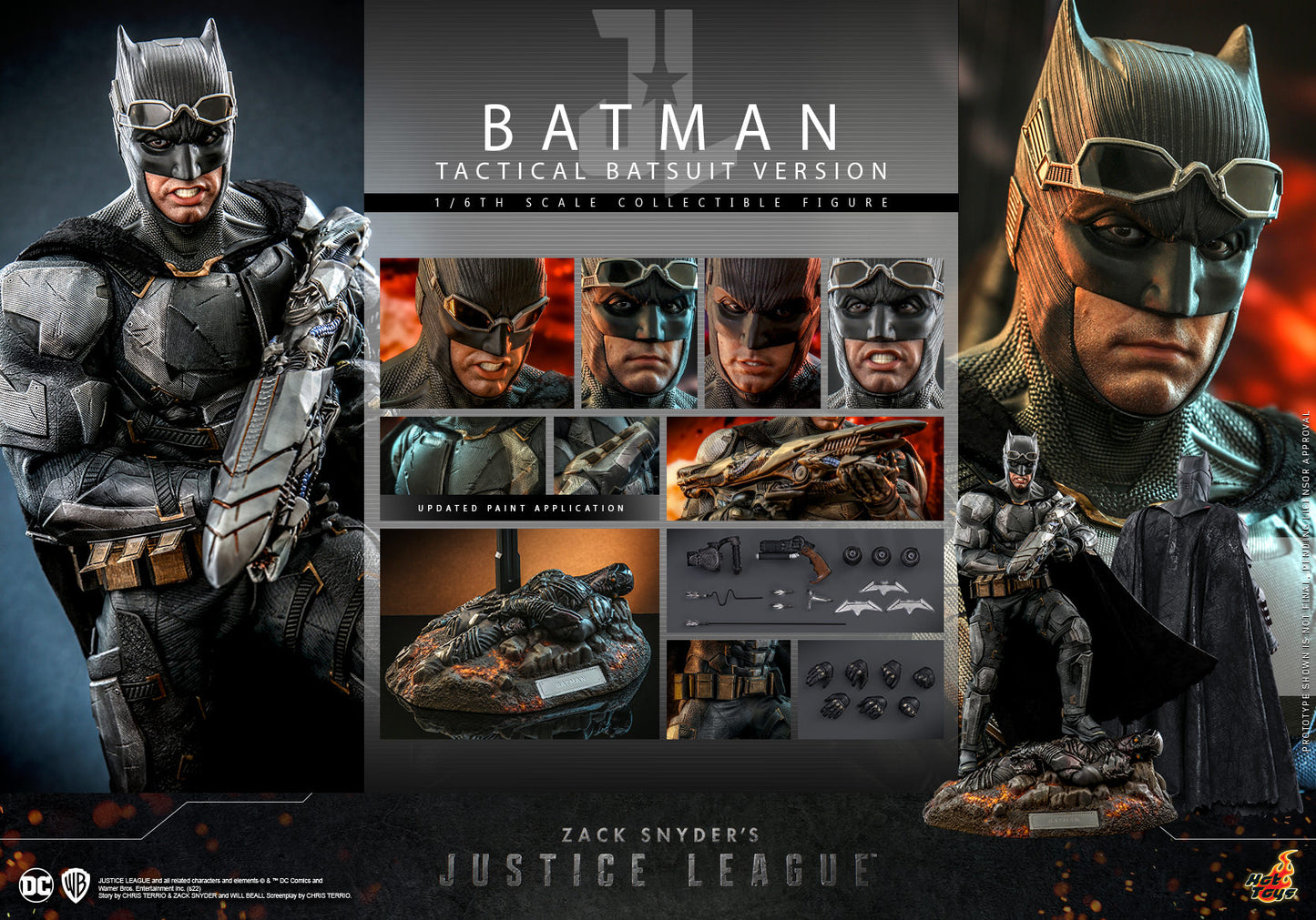 Batman Tactical Bat-Suit 2.0 1/6 - Zack Snyder's Justice League Hot Toys