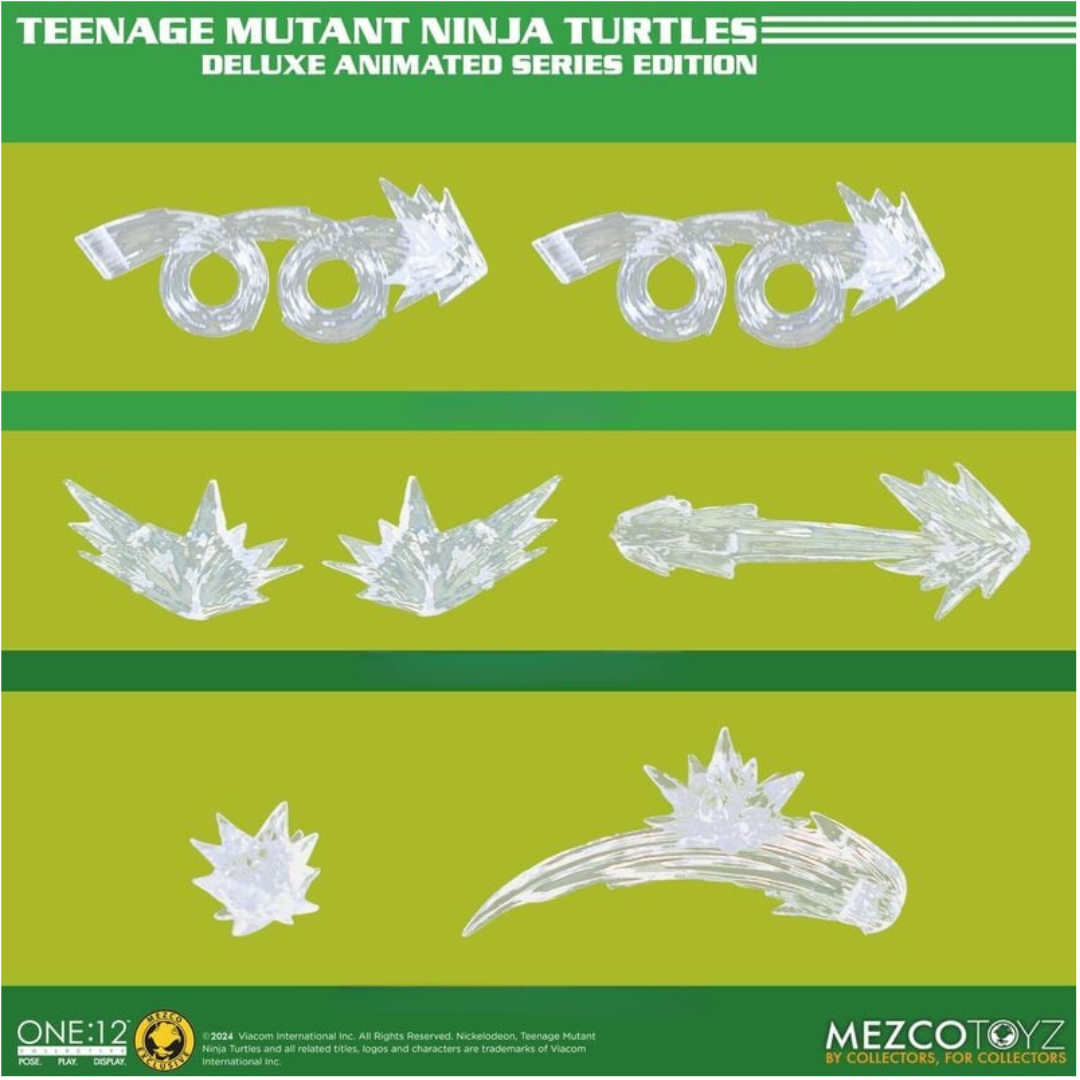 Teenage Mutant Ninja Turtles One:12 Deluxe Animated Series Edition - Tortugas Ninja Mezco Toyz