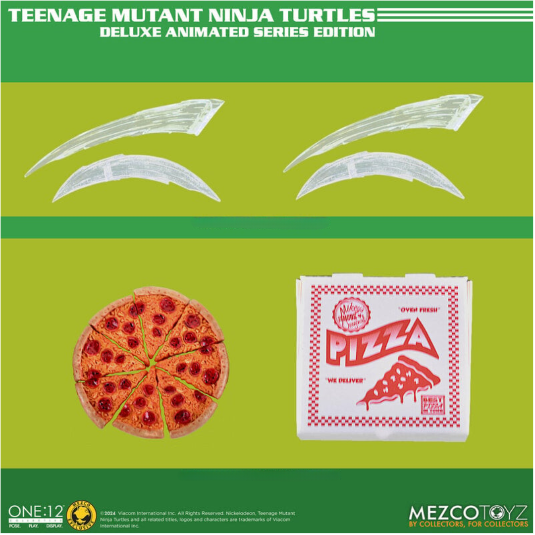 Teenage Mutant Ninja Turtles One:12 Deluxe Animated Series Edition - Tortugas Ninja Mezco Toyz