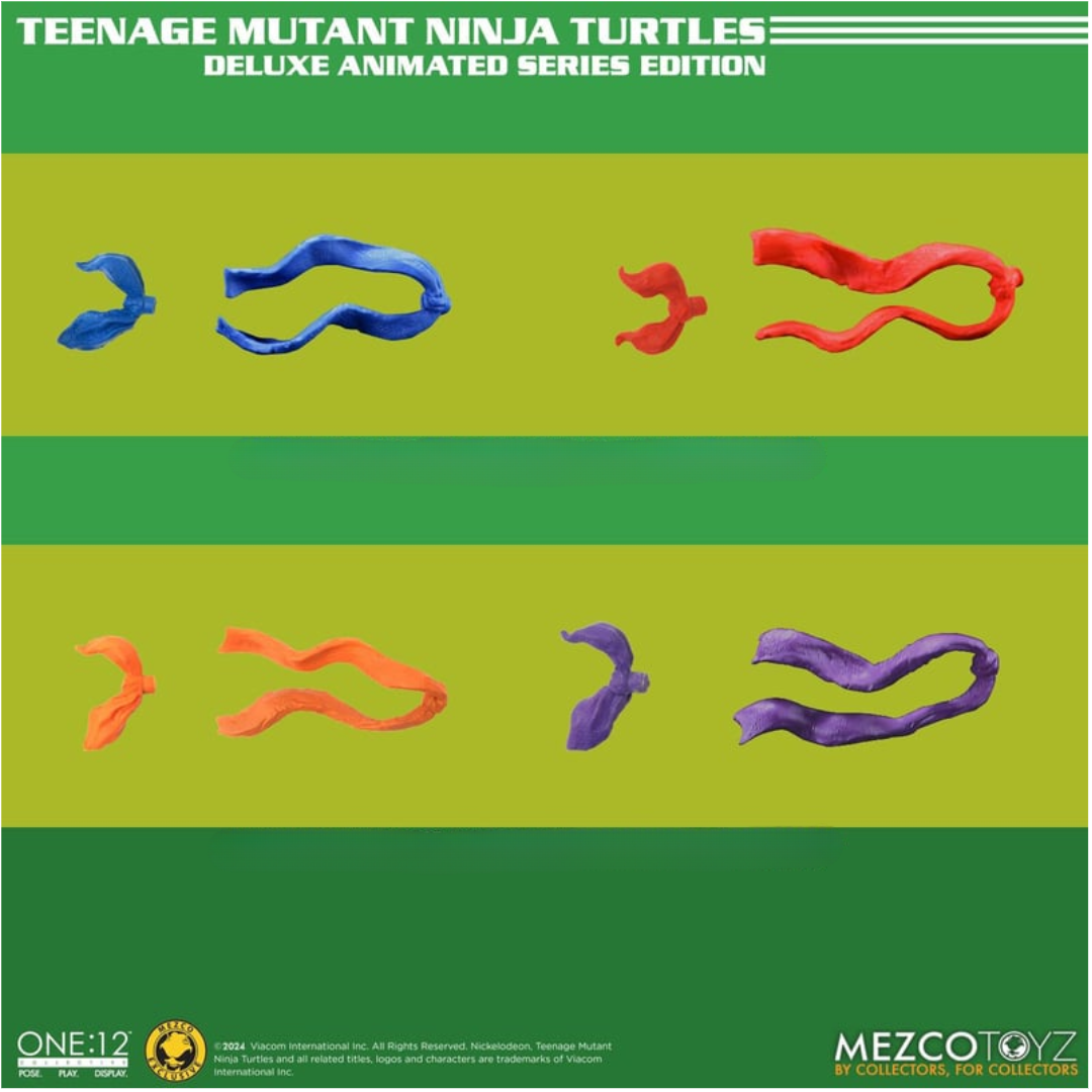 Teenage Mutant Ninja Turtles One:12 Deluxe Animated Series Edition - Tortugas Ninja Mezco Toyz