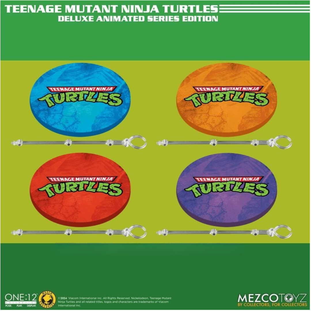 Teenage Mutant Ninja Turtles One:12 Deluxe Animated Series Edition - Tortugas Ninja Mezco Toyz