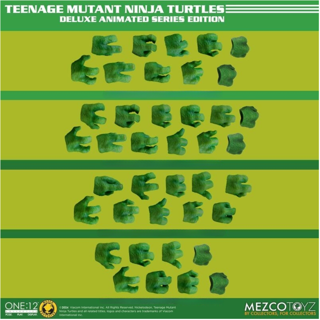 Teenage Mutant Ninja Turtles One:12 Deluxe Animated Series Edition - Tortugas Ninja Mezco Toyz