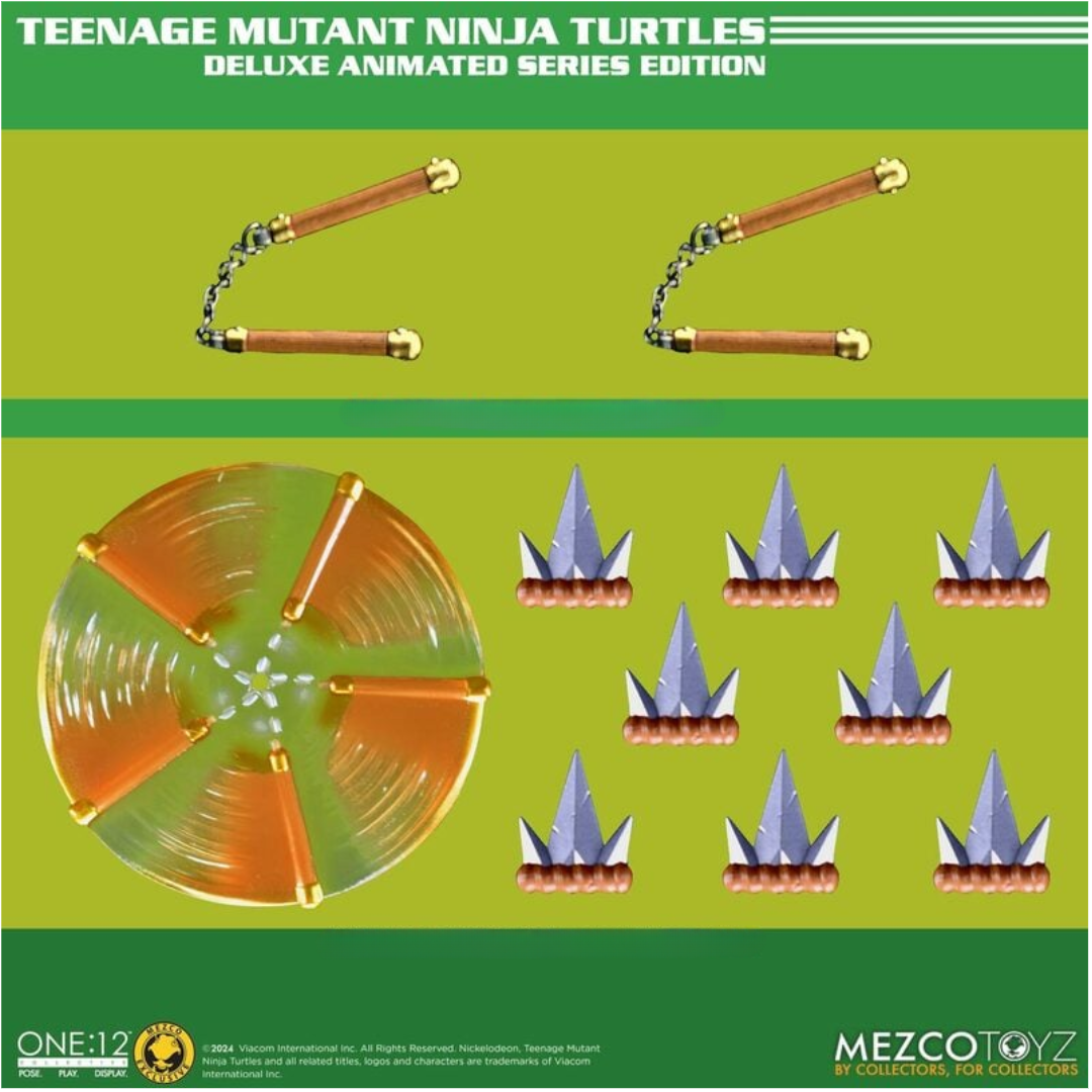 Teenage Mutant Ninja Turtles One:12 Deluxe Animated Series Edition - Tortugas Ninja Mezco Toyz