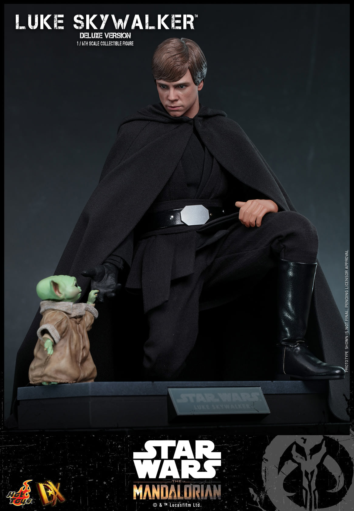 Luke Skywalker & Grogu Deluxe 1/6 - Star Wars: The Mandalorian Hot Toys