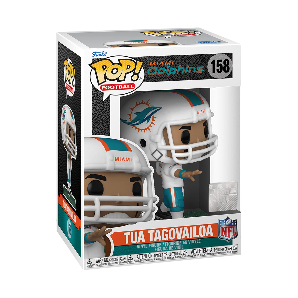 Tua Taigovailoa (Away) 158 - NFL: Miami Dolphins Funko Pop!