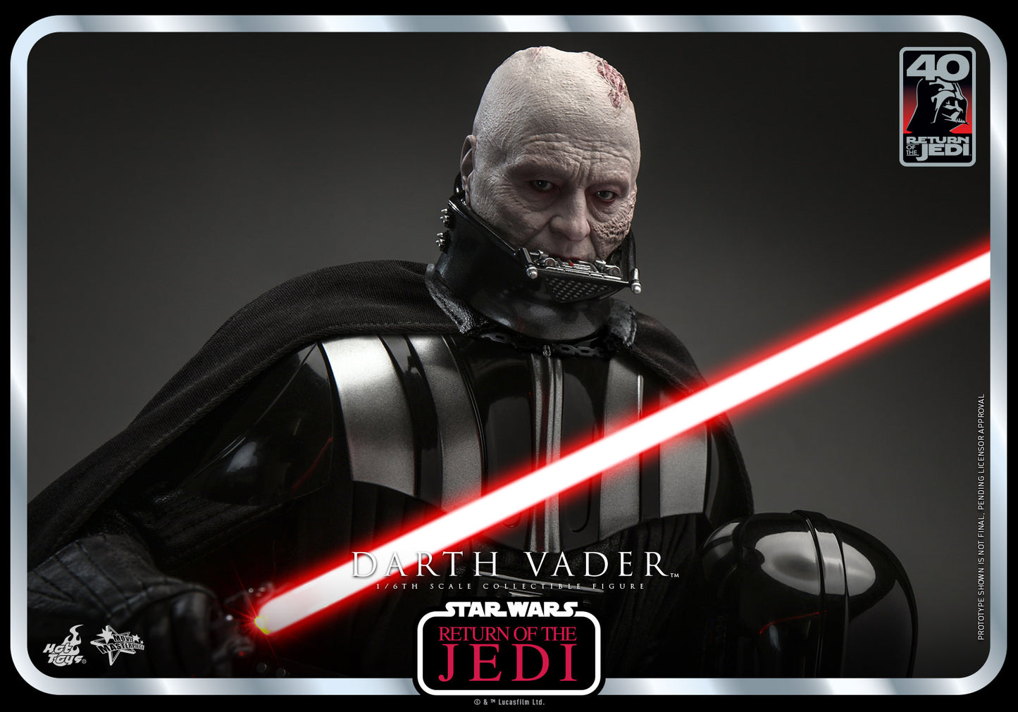 Darth Vader 1/6 - Star Wars: The Return Of The Jedi 40Th Anniversary Hot Toys
