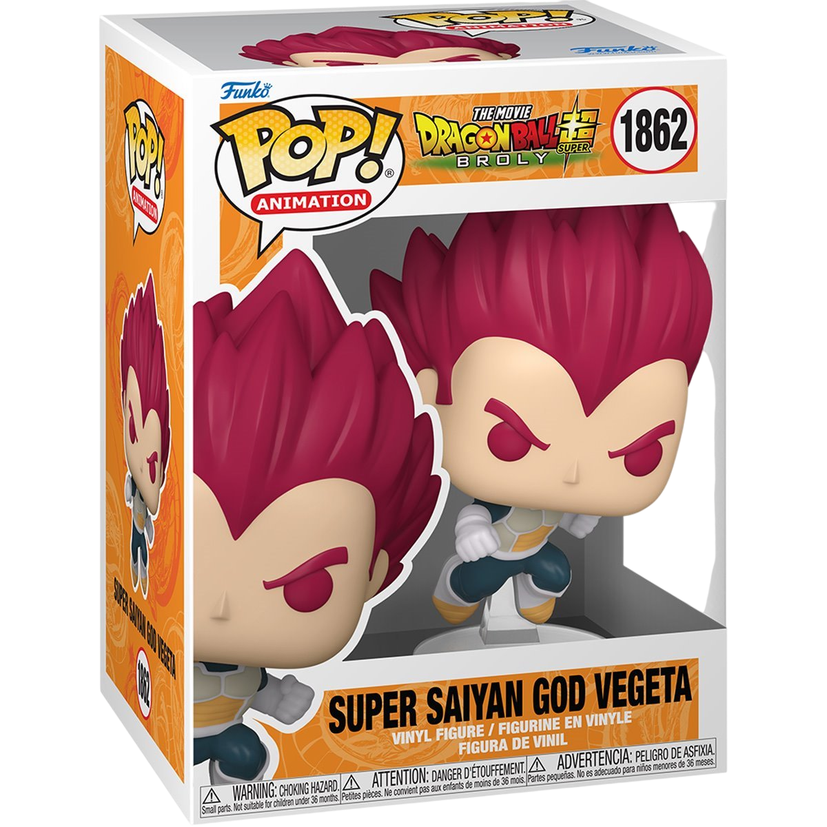 Super Saiyan God Vegeta 1862 - Funko Pop! Dragon Ball Super: Broly