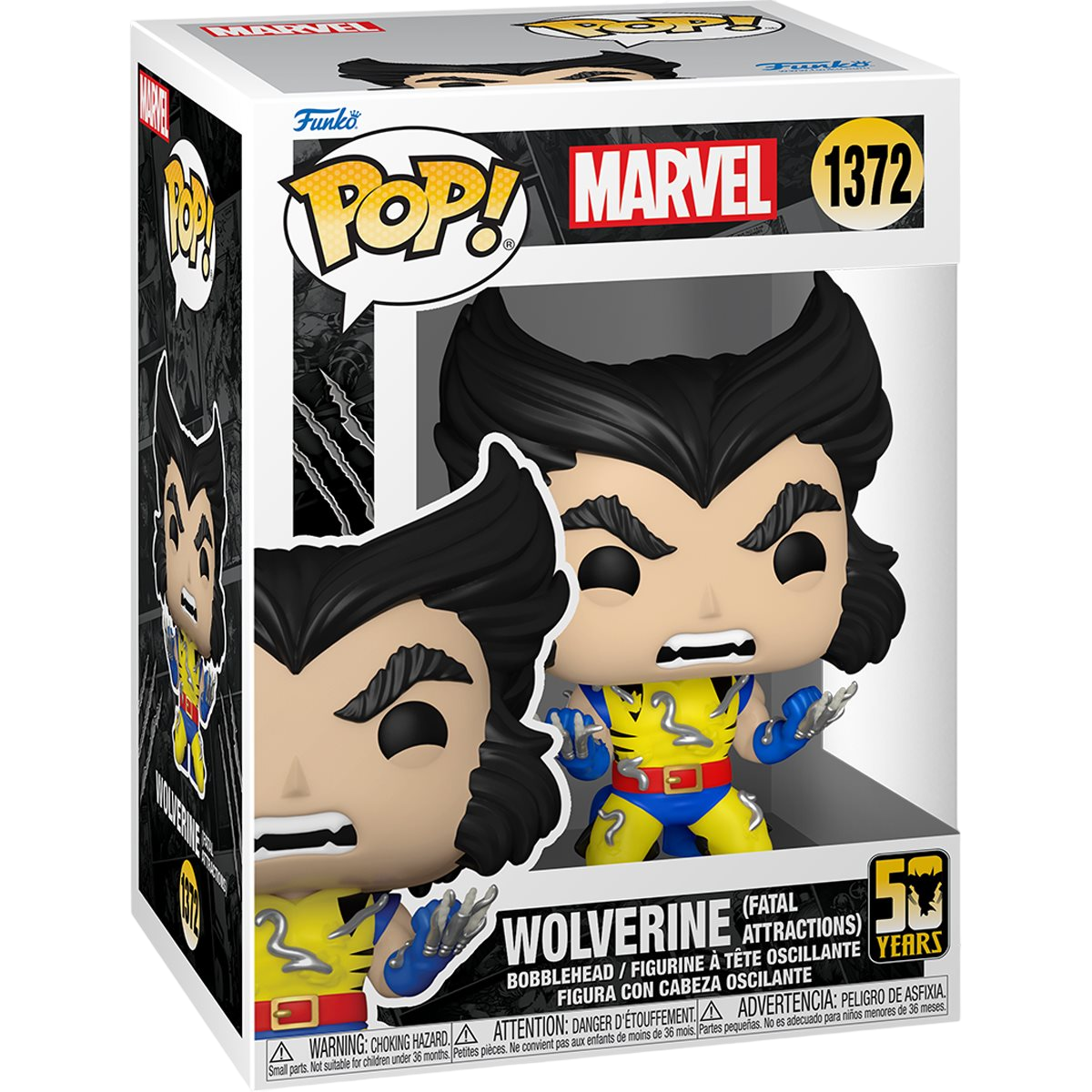 Wolverine Fatal Attractions 1372 - Marvel: Wolverine 50Th Anniversary Funko Pop!