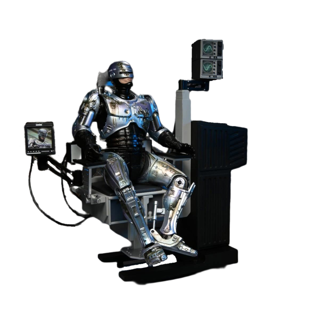 Battle Damaged RoboCop with Chair Ultimate - Robocop NECA