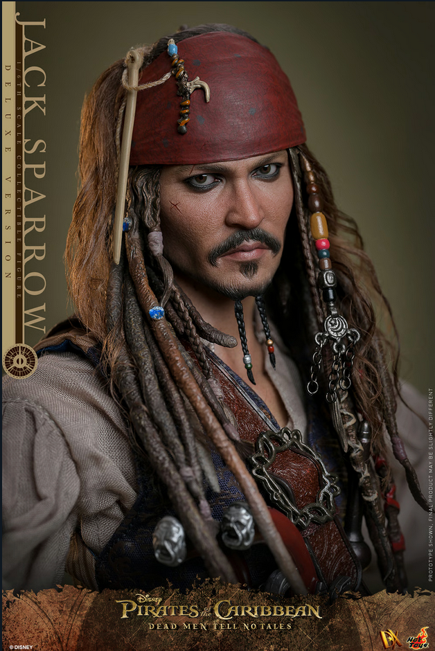 Jack Sparrow Deluxe 1/6 (Dx Series) - Pirates of the Caribbean: Dead Men Tell No Tales  Hot Toys