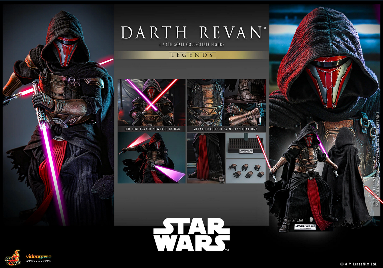 Darth Revan 1/6 - Star Wars: Legends Hot Toys