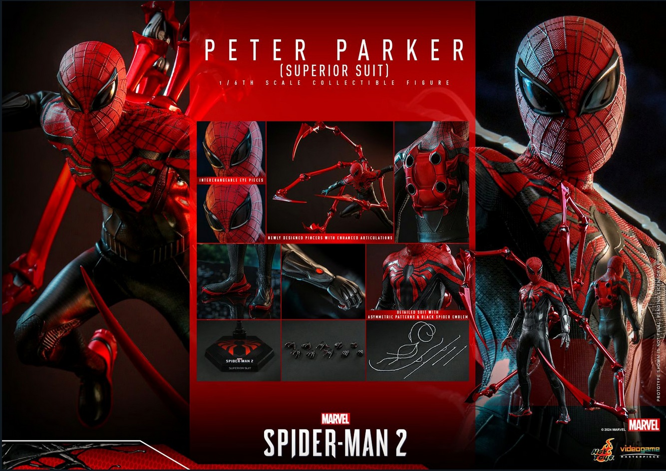 Peter Parker (Superior-Suit) 1/6 - Marvel's Spider-Man 2 Hot Toys