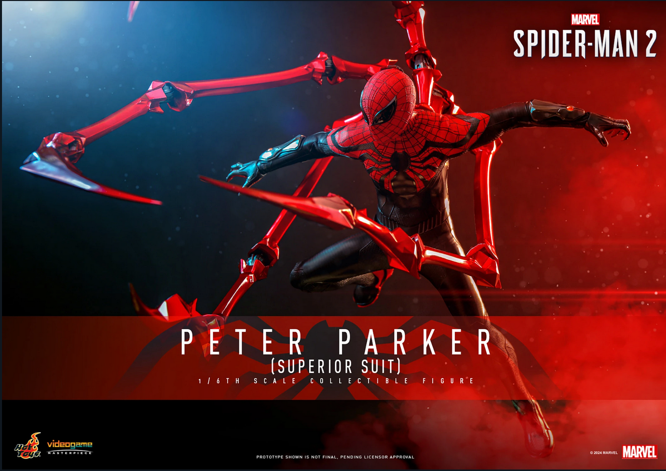 Peter Parker (Superior-Suit) 1/6 - Marvel's Spider-Man 2 Hot Toys
