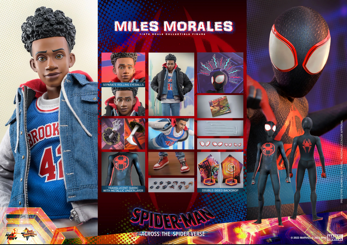 Miles Morales 1/6 - Marvel Spider-Man: Across the Spiderverse Hot Toys