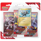 Destined Rivals Zebstrika 3 Pack Blister Ingles (3 Pack Blister) - Scarlet & Violet: Pokemon TCG