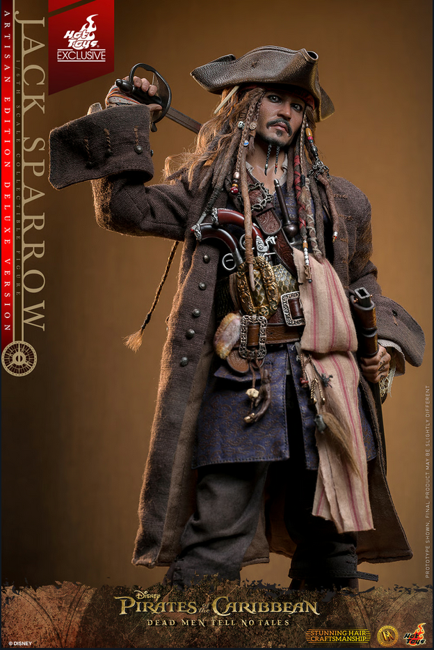 Jack Sparrow (Artisan Edition Deluxe Edition) 1/6 - Pirates of the Caribbean: Dead Men Tell No Tales  Hot Toys
