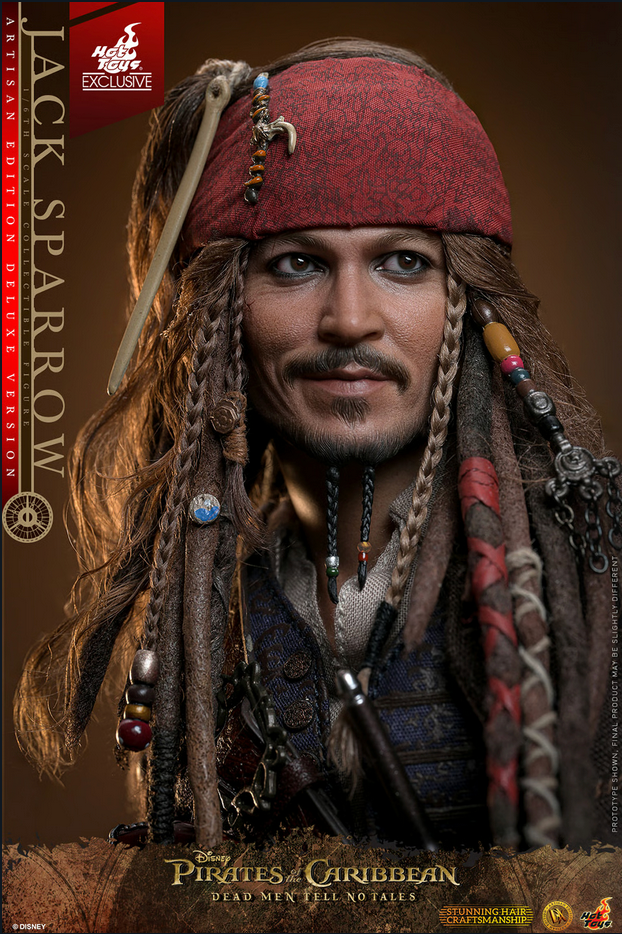 Jack Sparrow (Artisan Edition Deluxe Edition) 1/6 - Pirates of the Caribbean: Dead Men Tell No Tales  Hot Toys