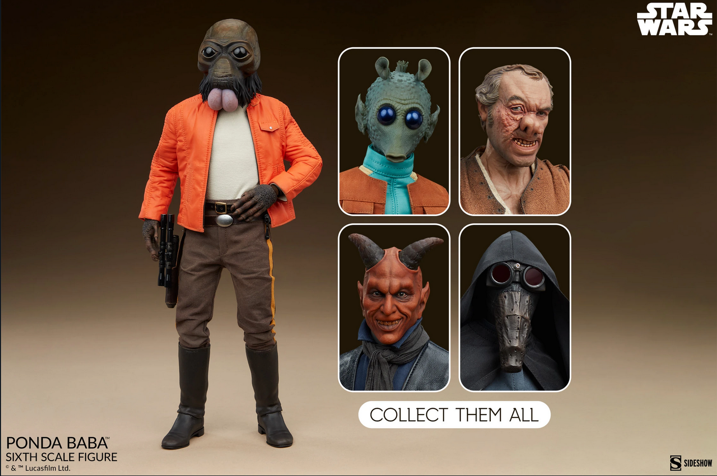 Ponda Babba Limited Edition 1/6 - Sideshow Star Wars Episode IV: A New Hope