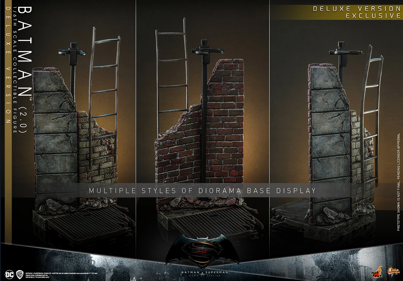 Batman 2.0 Deluxe Set 1/6 - Batman v Superman: Down Of Justice Hot Toys