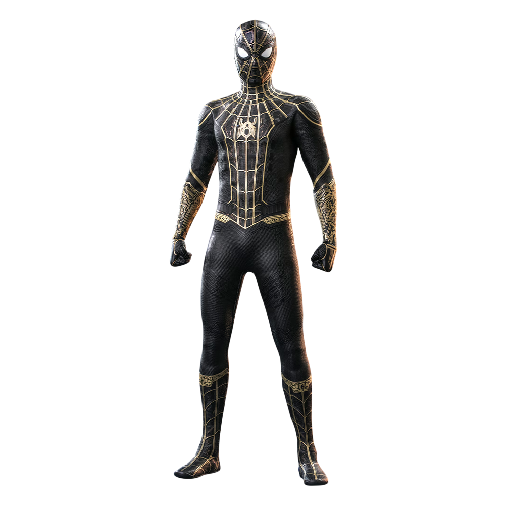 Spider-Man Black & Gold Suit 1/6 - Spider-Man: No Way Home Hot Toys