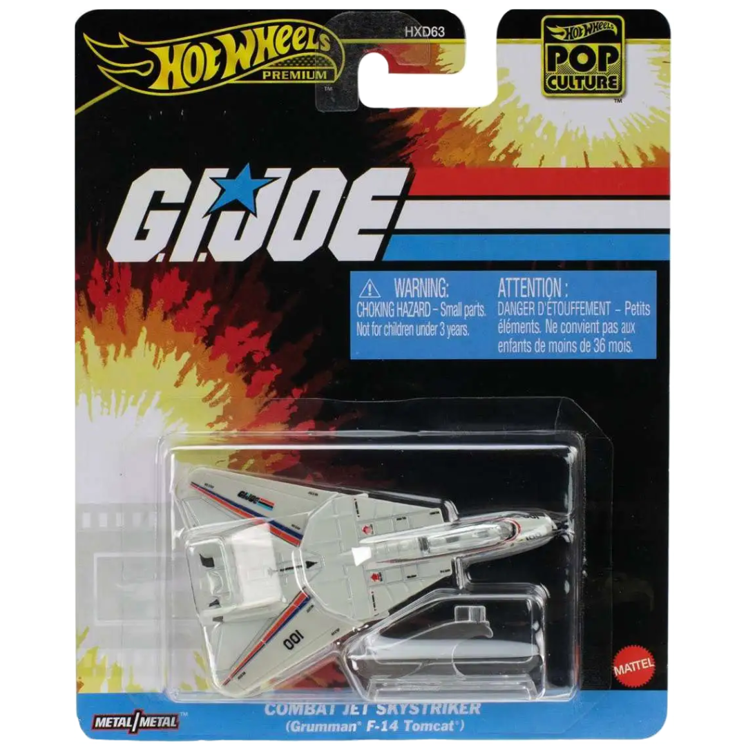Combat Jet Skystriker F-14 (2025) - G.I. JOE Hot Wheels Premium Pop Culture