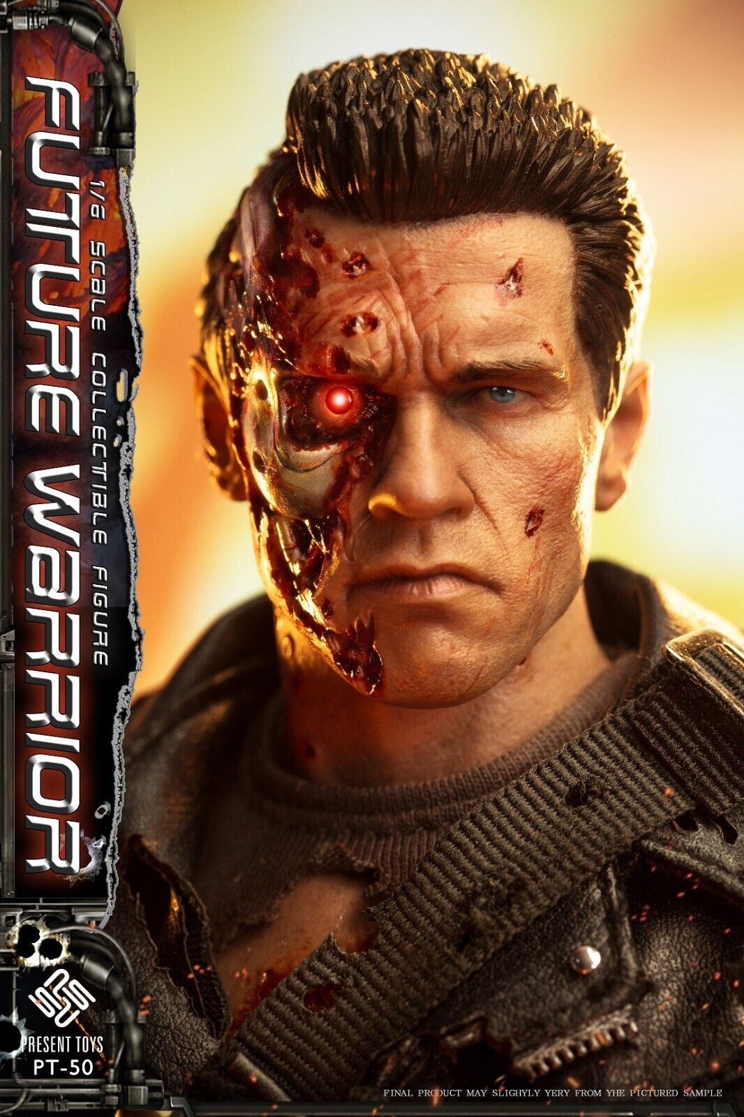 T-800 Battle Damaged (Future Warrior) - Terminator Present Toys