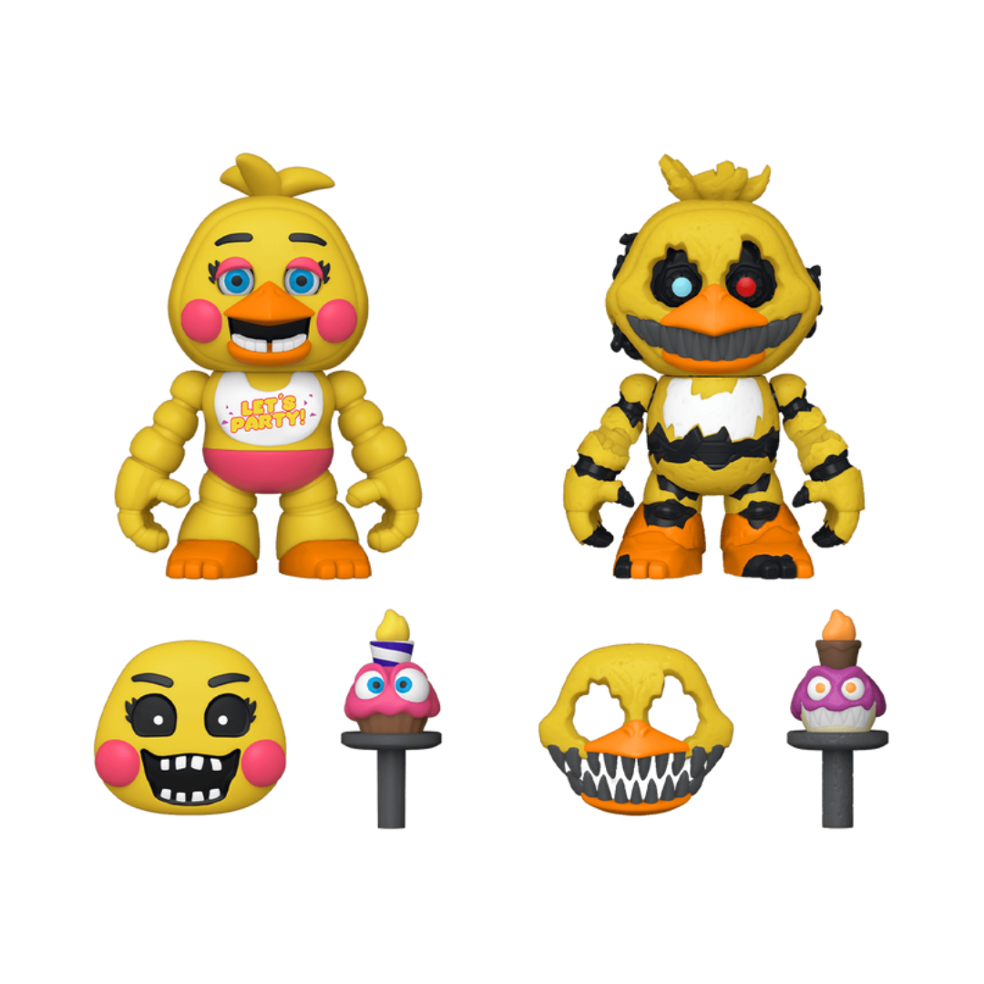 Toy Chica y Nightmare Chica - Five Night's At Freddy's Funko SNAPS!