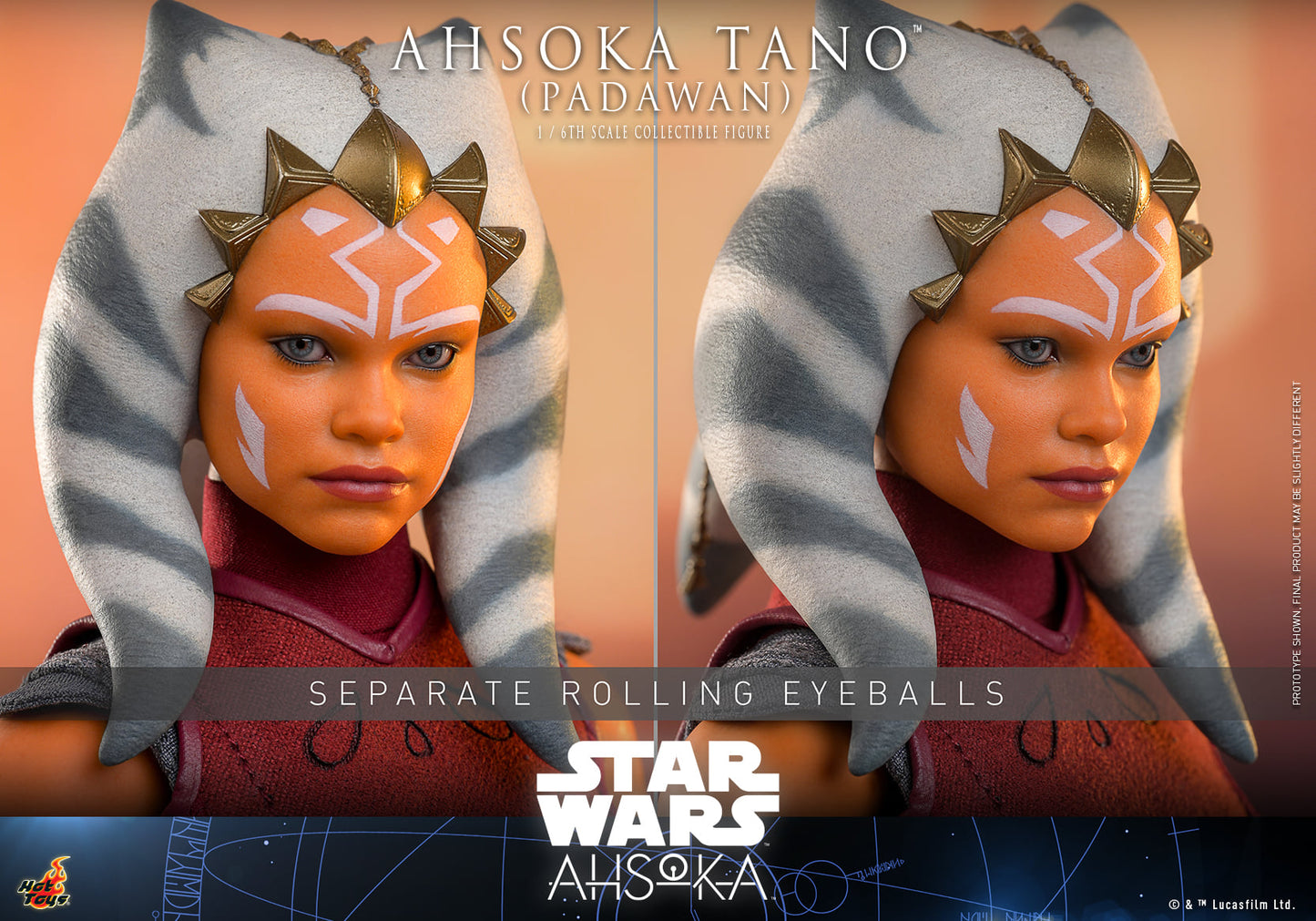 Ahsoka Tano (Padawan) 1/6 - Star Wars: Ahsoka Hot Toys