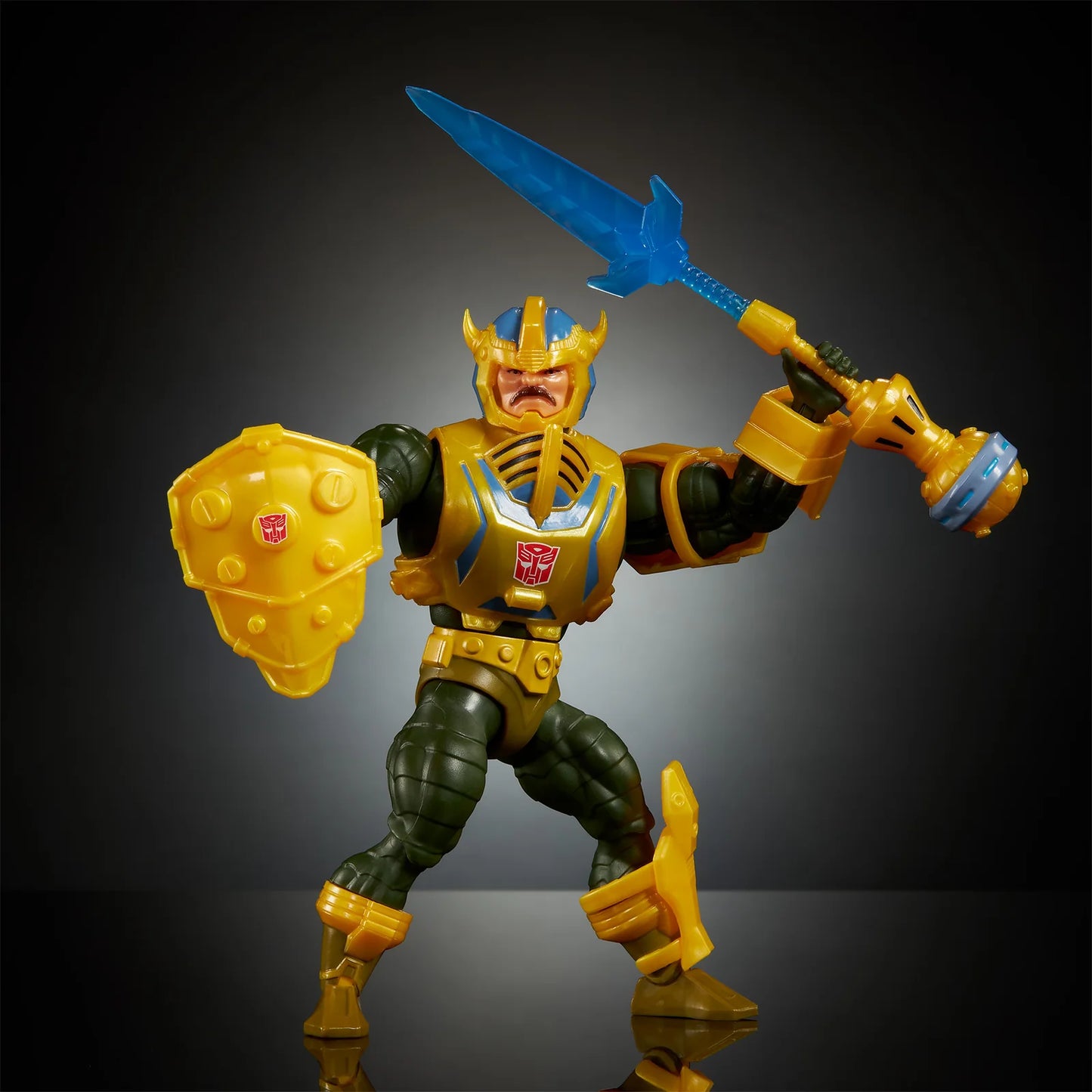 Bumblebee Armor Man-At-Arms - Masters of the Universe x Transformers Mattel Creations