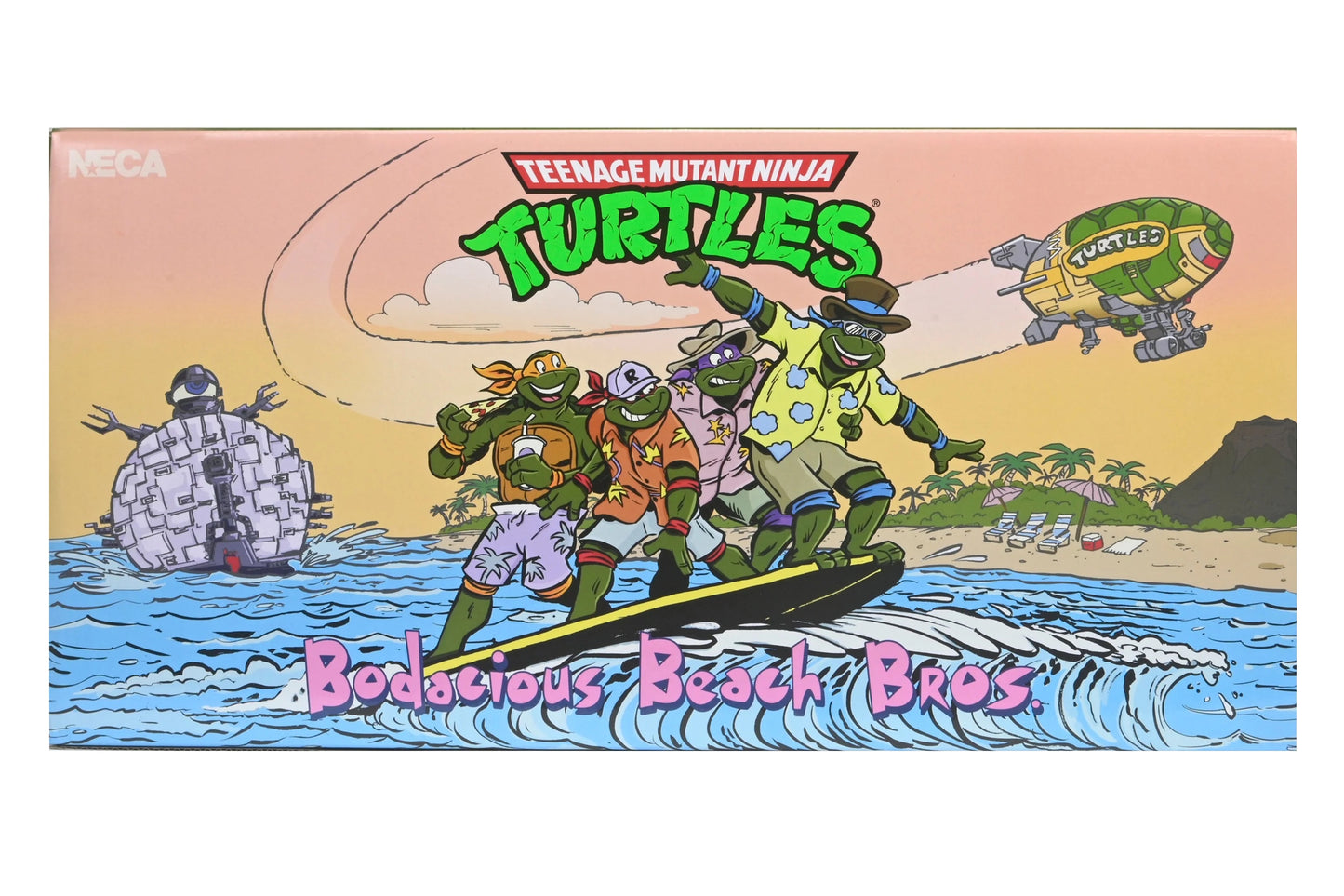 Bodacious Beach Bros (Cartoon) - Teenage Mutant Ninja Turtles NECA SDCC 2025