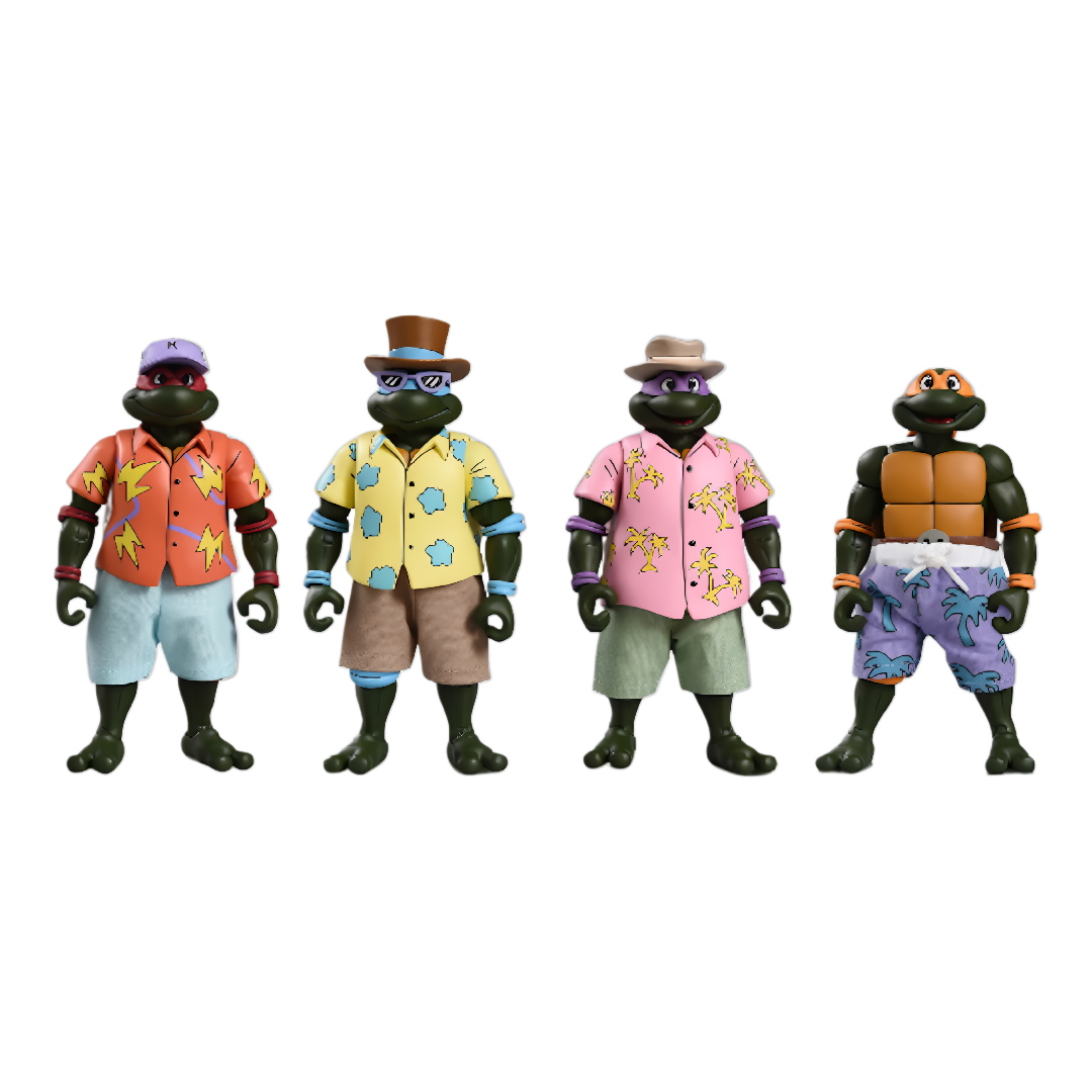 Bodacious Beach Bros (Cartoon) - Teenage Mutant Ninja Turtles NECA SDCC 2025