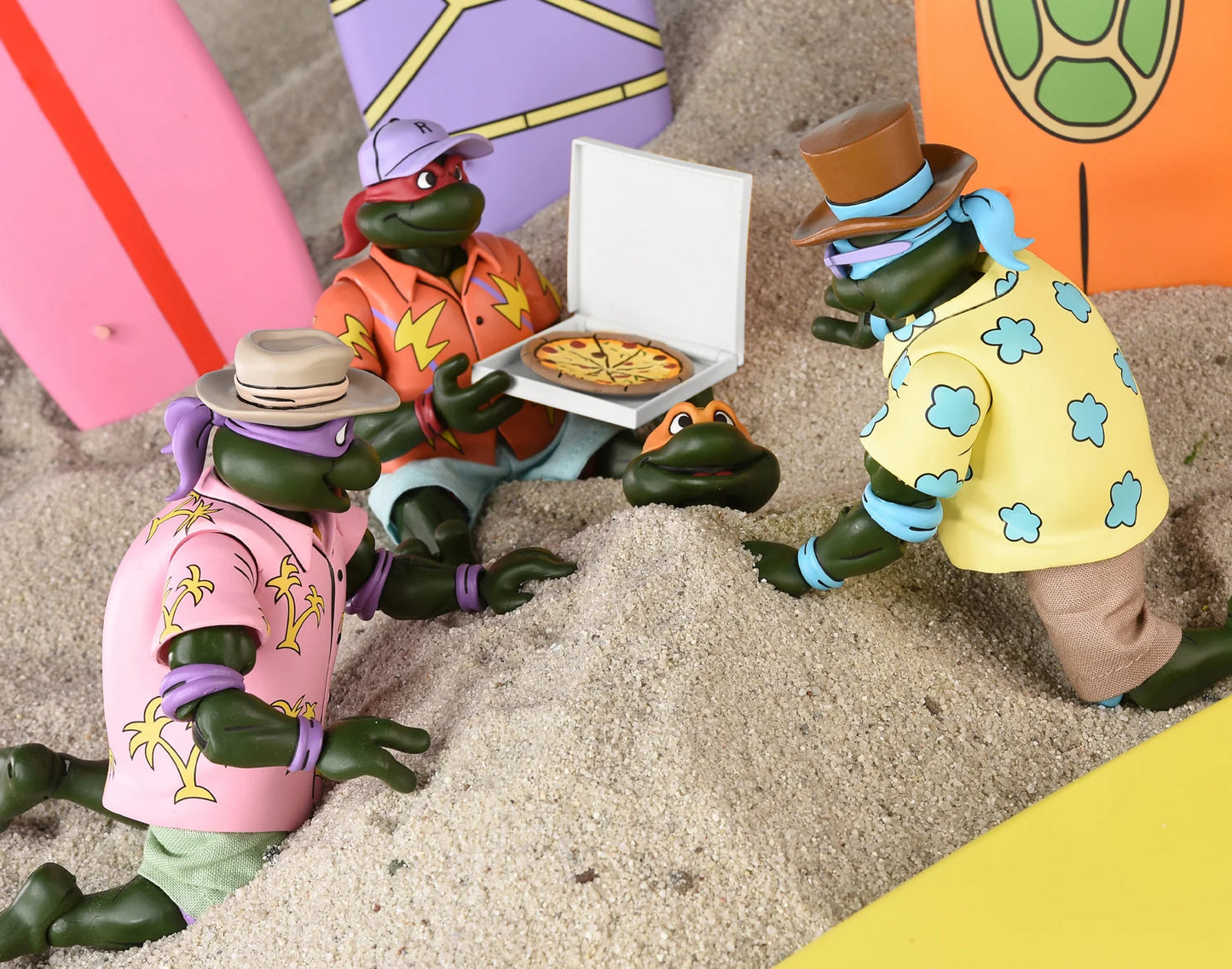 Bodacious Beach Bros (Cartoon) - Teenage Mutant Ninja Turtles NECA SDCC 2025