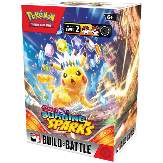 Build & Battle Surging Sparks Box (Ingles) - Scarlet & Violet: Pokemon TCG